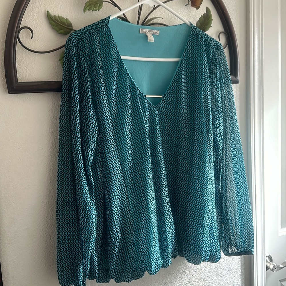 Dana Buchman large blouse